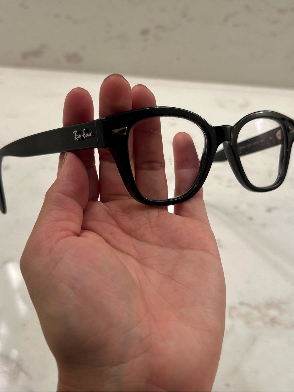 Ray Ban RB0880 2000 Black Eyeglasses 49 19 145 Made in Italy Prescription